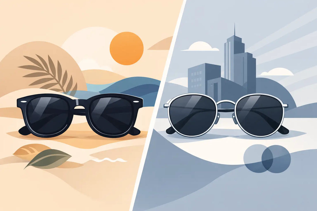 Acetate vs Metal Sunglasses for Your Style