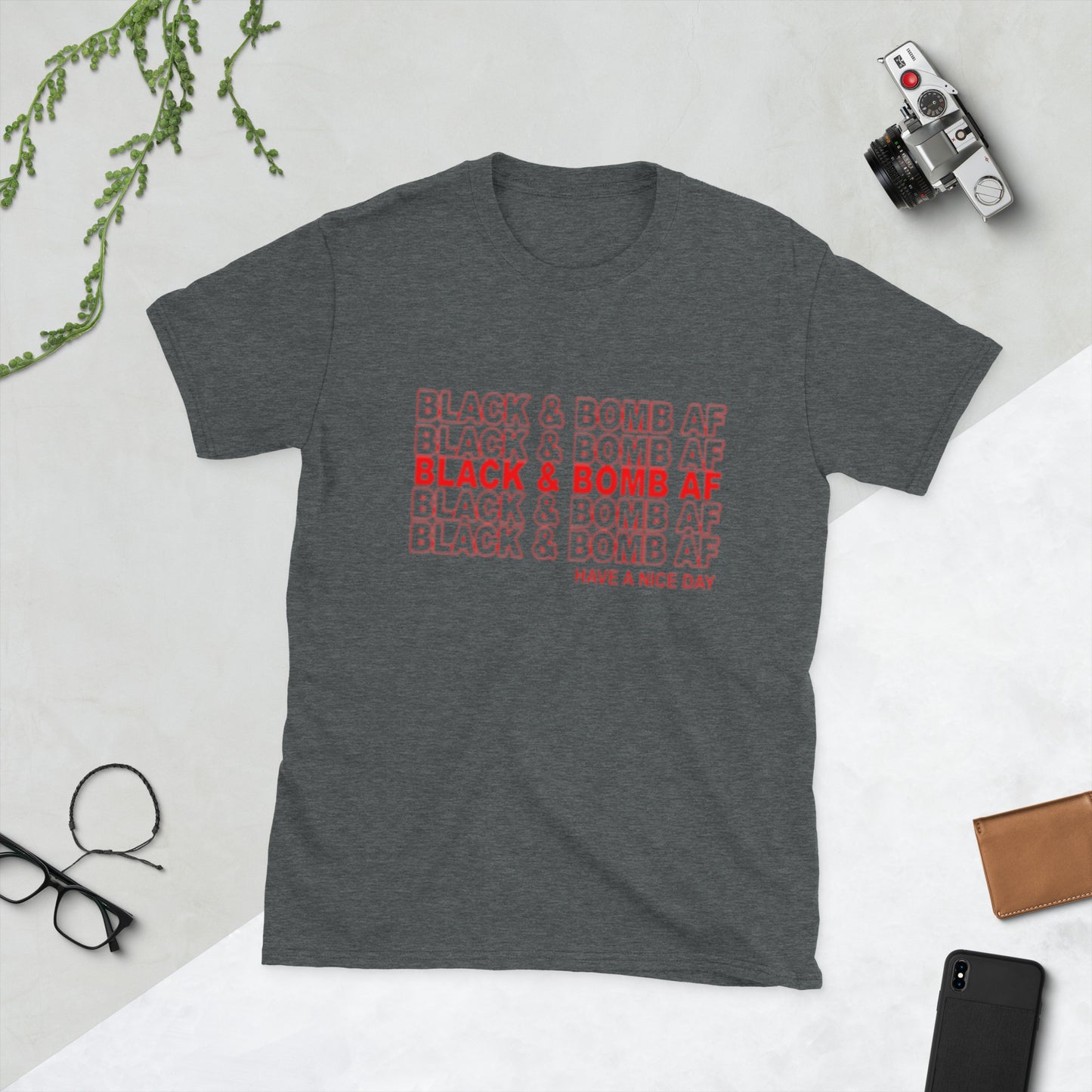 BLACK & BOMB Unisex T-Shirt