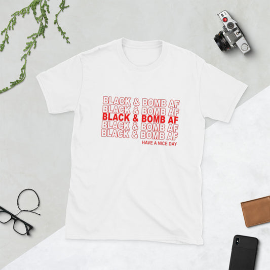 BLACK & BOMB Unisex T-Shirt